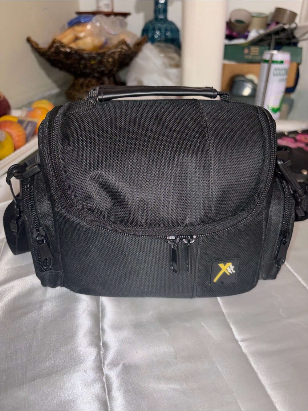 Black Messenger Camera Bag